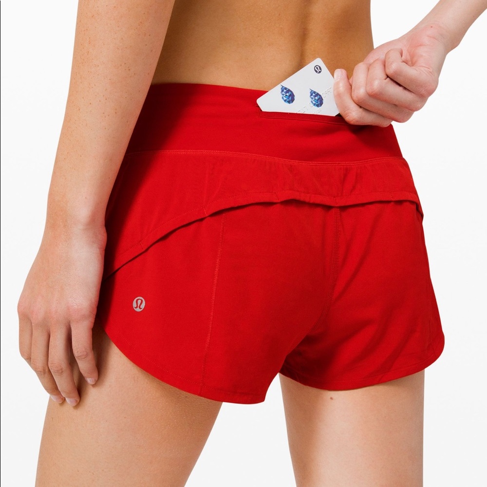 Lululemon Speed Up Shorts Sz:2 Inseam:2.5